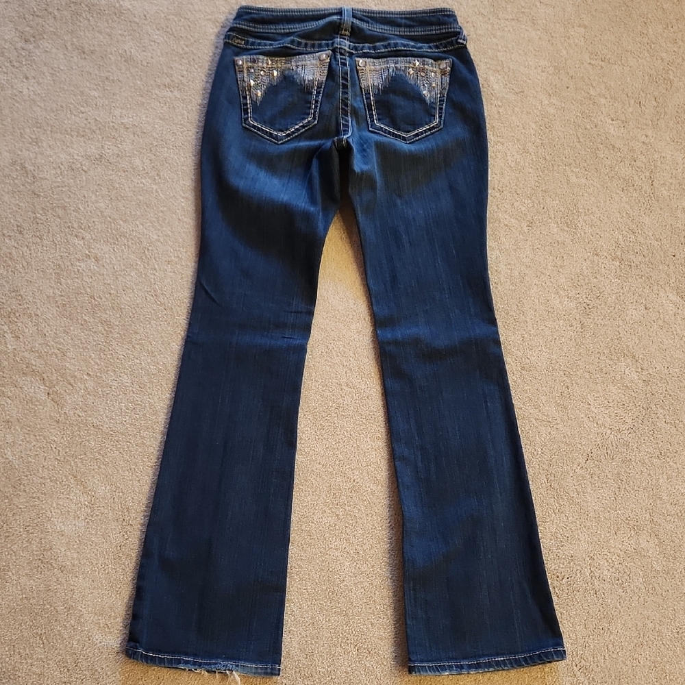 Ariat Turuoise Blue Women's Studded Denim Jeans 26R - Picture 9 of 14